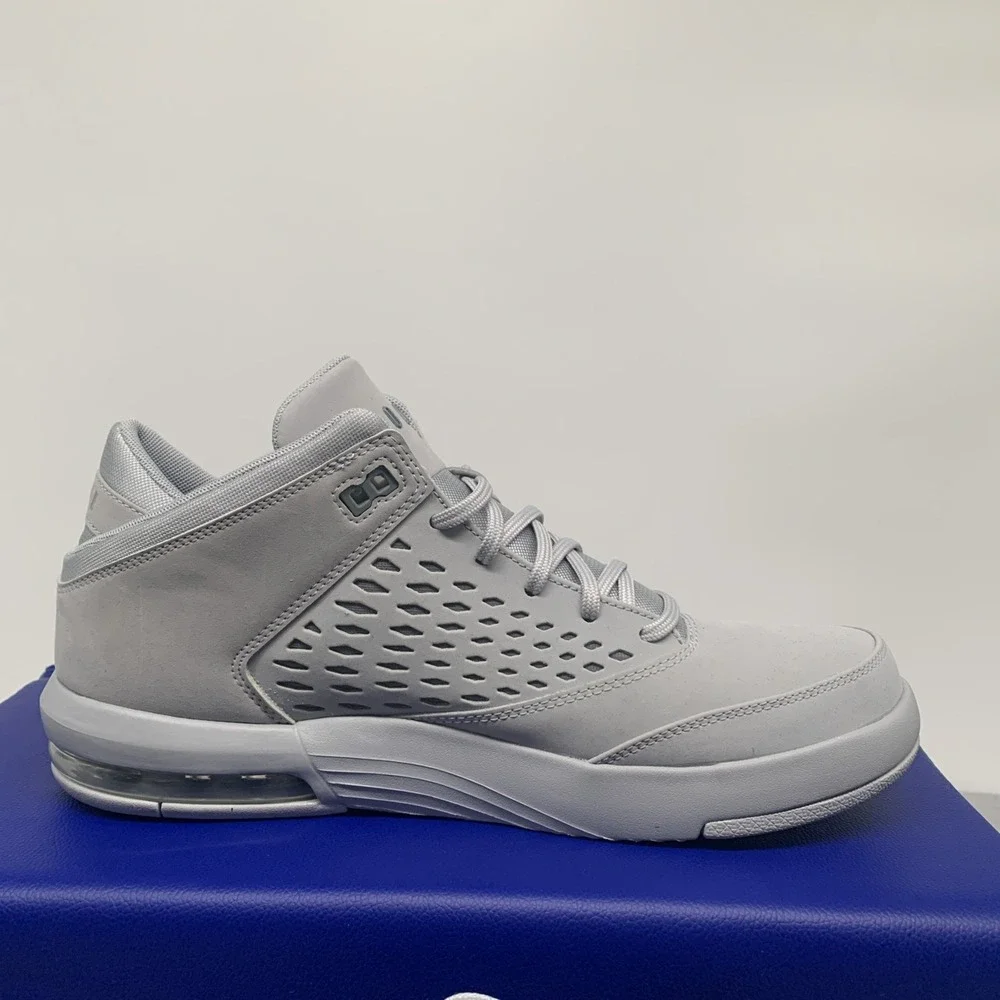 Nike JORDAN Flight Origin 4 Basketball‎ Shoes Cool Gray Men's 12 #921196 005 NEW